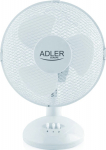 Adler | AD 7302 | Desk Fan | White | Diameter 23 cm | Number of speeds 2 | Oscillation | 60 W | No