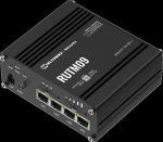 Teltonika Industrial LTE router: 4 x 10/100/1000, Dual SIM, 1 x USB, GNSS, RMS, VPN, 9-50VDC, -40 - 75 &deg;C