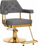 Activeshop Gabbiano Granada hairdressing chair gold gray