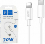Kabel USB Vega USB-C - Lightning 2 m White (6973224877526)