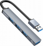 Orico Hub USB 5Gbps 1*USB-A 3.1, 3*USB-A 2.0, alum - Orico Hub USB 5Gbps 1*USB-A 3.1, 3*USB-A 2.0, aluminum
