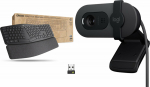 Log Logitech keyboard Ergo K860 (920-010352) + Brio 100 (960-001585)