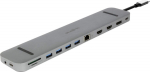 ALLNET PSUC2501 - USB 3.2 Gen 1 (3.1 Gen 1) Type-C - 100 W - Grau - MicroSD (TransFlash) - SD - 3.5mm - DisplayPort - HDMI - RJ-45 - USB 3.2 Gen 1 (3.1 Gen 1) Type-A - USB 3.2 Gen 1 (3.1 Gen 1) Type-C - USB