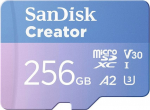 SanDisk Creator microSDXC UHS-I Memory Card 256GB 190MB/s
