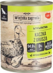 WIEJSKA ZAGRODA Duck with pear - wet dog food - 800g
