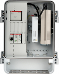 Axis T98A18-VE Media Converter Cabinet A - Medienkonverter - 1GbE - 10Base-T, 100Base-TX, 1000Base-X, 100Base-X - 2 Anschl&uuml;sse - RJ-45 / SFP (mini-GBIC)
