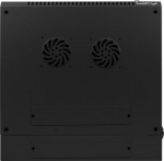 LANBERG WF02-6609-10B Lanberg wall-mounted double section rack 19 flat pack 9U/600x600mm black