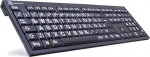 Logickeyboard XL Print PC Slim Line NERO - Tastatur