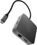 Green Cell Hub USB-C GC 6w1 3xUSB 3.0, HDMI, RJ45 (Ethernet), USB-C PD