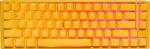 Ducky One 3 Yellow SF Gaming Tastatur, RGB LED - MX-Speed Silver