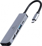 I/O ADAPTER USB-C TO HDMI/USB3/5IN1 A-CM-COMBO5-03 GEMBIRD