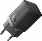Baseus charger Wall charger Baseus GaN5 40W, 2x USB C (czarny)