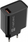 Natec Genesis Natec Ribera 18W USB-A czarna - Natec Ribera mains charger 18W USB-A czarna