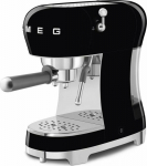 SMEG ECF02BLEU Espresso Coffee Machine, black
