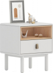 Nightstand IRIS 48x40xH55cm, white