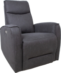 Recliner armchair BUSTER electric, grey