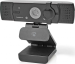 Webcam Nedis Full HD 60fps / 4K 30fps czarna