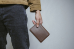 Nomad Leather Passport Wallet Rustic Brown