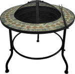 Fire pit MOSAIC D90xH50cm