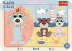 Puzzle Frame Baby - Sweet Babies TREFL