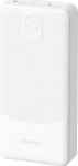 Powerbank Dudao K10 10000mAh 2.4A 2 x USB-A - white