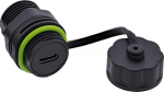 InLine InLine&reg; USB-C-Kabelkupplung, mini, IP68, geschirmt, 2x USB-C Buchse