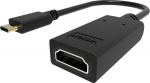 TECH DATA VISION - Videoadapter - USB-C male to HDMI female - Schwarz - support for 4K60Hz (3840 x 2160)