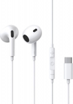 Baseus Wired Earphones 1.1m (USB-C) Encok CZ17, White