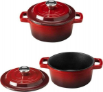 Gussk&ouml;nig Burnt-in 6&times; 300ml Mini Dutch Oven Set