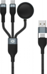 CONCEPTRONIC Kabel USB-C/-A2.0->USB-C/AWC/PD 480Mbs 1.50m sw