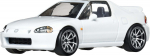Mattel Hot Wheels Premium: Fast & Furious - 1994 Honda DEL SOL Vehicle (JHW63)