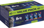 BRIT Premium by Nature Value pack Adult Box - wet cat food - 40x100g