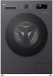 LG Dryer Machine | RHX1009NMB | Energy efficiency class C | Front loading | 9 kg | Heat pump | LED | Depth 66 cm | Wi-Fi | Middle Black