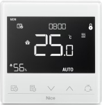 Fibaro Nice Connected Thermostat for Electric Heating | WARM-CONTROL E | White