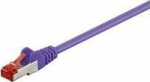 MicroConnect F/UTP CAT6 0.25m Purple PVC, Outer Shield : Foil screening