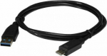 Kabel USB Art USB-A - 1 m Czarny (KABUSB3.1 A-C 1M AL-OEM-116)