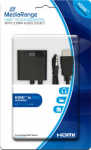MediaRange HDMI auf VGA Converter 3.5mm Audio connection black