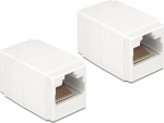 RJ45 Adapter Delock RJ45 -> RJ45 Bu/Bu Cat6 ungeschirmt