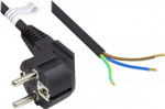 Alcasa Good Connections Protective contact plug. gew. open end schw. 5m