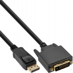 InLine 25er B-Pack DisplayPort / DVI converter cable - schwarz - 2m
