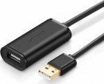 Cable USB Ugreen USB-A - USB-A 20 m Czarny (UGR404BLK)
