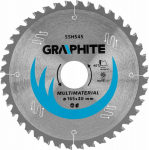 Graphite Circular saw blade (Circular saw blade, widiowa, 165 x 30 mm, 40 teeth, Universal)