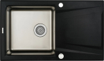 Sink Deante . PRIME MATELIK GRAPHITE GRANITO-STAL 860x500x220 3.5'' + EQUIPMENT SPACE SAVERS