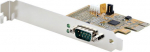 StarTech.com PCI Express Serial Card, PCIe to RS232 (DB9) Serial Interface Card, PC Serial Card with 16C1050 UART, Standard or Low Profile Brackets, COM Retention, For Windows & Linux - PCIe to DB9 Card (11050-PC-SERIAL-CARD) - Seriell adapter - PCIe 2.0