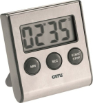 GEFU CONTARE Digital kitchen timer Black, Stainless steel