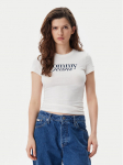 Tommy Jeans T-s&auml;rk Essential DW0DW19447 Ekr&uuml;&uuml;v&auml;rv Slim Fit M