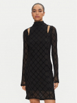 HUGO Kokteilikleit 50527448 Must Slim Fit M