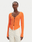 PINKO Kardigan Vergina 104627 A2E6 Oranž Slim Fit