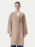 Weekend Max Mara Villane mantel Civada 2615011011 Beež Regular Fit 48