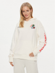 Tommy Jeans Pluus Cherry DW0DW17707 Valge Relaxed Fit